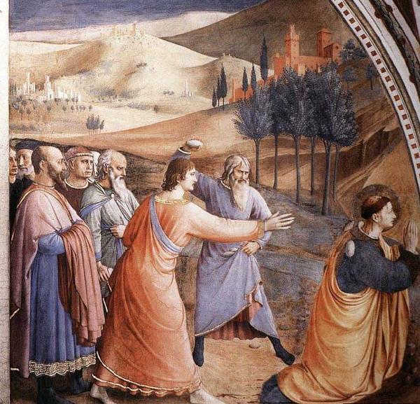 ANGELICO  Fra The Stoning of St Stephen Spain oil painting art